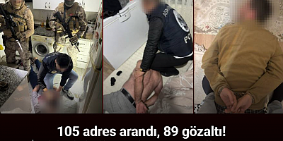 İstanbul merkezli 3 ilde yeni nesli suç örgütüne yönelik operasyon: 105 adres arandı, 89 gözaltı