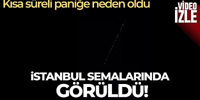 İstanbul semalarında Starlink uyduları görüldü