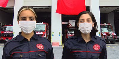 İstanbul'un kadın itfaiyecileri görev başında