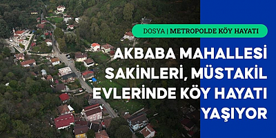 İstanbul'un köy hayatı süren mahallelerinde stresten uzak organik yaşam