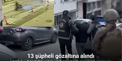 İstanbul ve Tekirdağ’da sokak çetelerine yönelik eş zamanlı operasyon: 13 gözaltı