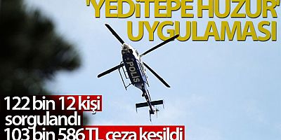 İstanbul 'Yeditepe Huzur' uygulamasında 103 bin 586 TL para cezası kesildi