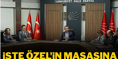 İşte Özgür Özel'in masasına gelen anket