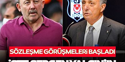 İşte Sergen Yalçın'ın Beşiktaş'tan istediği ücret! Yeni sözleşme görüşmeleri başladı... SPOR SERVİSİ