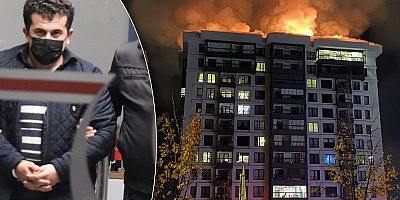 İşten çıkarılan apartman görevlisi vanaları kapatıp, 11 katlı binayı kundakladı