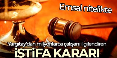 İstifa öncesi başka işe girmek suç değil