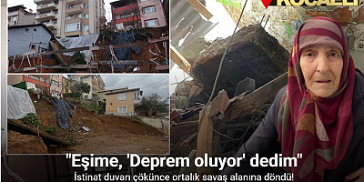 İstinat duvarı çökünce ortalık savaş alanına döndü