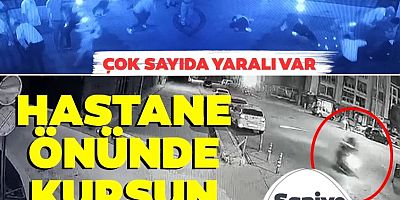 İzmir'de hastane önünde bekleyenlere kurşun yağmuru! Saniye saniye kaydedildi: 3'ü ağır 5 yaralı var...