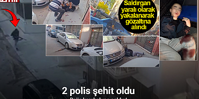İzmir'de polis karakoluna silahlı saldırı! 2 polis şehit oldu