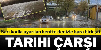 İzmir'de sağanak etkili oldu