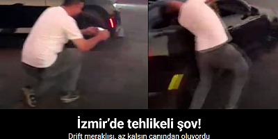 İzmir’de tehlikeli şov