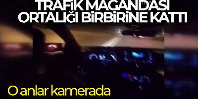 İzmir'de trafik magandası ortalığı birbirine kattı: O anlar kameraya yansıdı