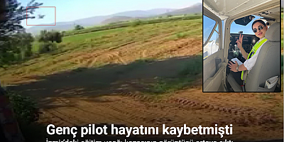 İzmir’deki eğitim uçağı kazasının görüntüsü ortaya çıktı
