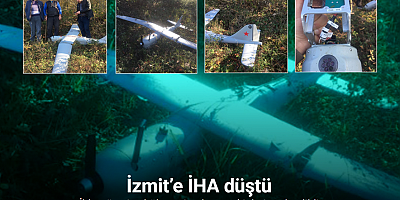 İzmit’e İHA düştü