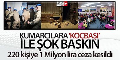 Jandarmadan duvar yıkımlı kumar baskını