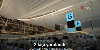 Japonya’da 5.9 büyüklüğünde deprem: 2 kişi yaralandı