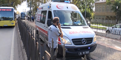 Kabataş'ta felaket: Tramvayın altında kaldı