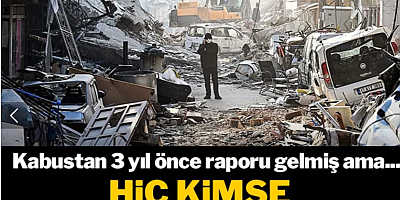 Kabustan 3 yıl önce raporu gelmiş ama... Hiç kimse bir şey yapmamış!