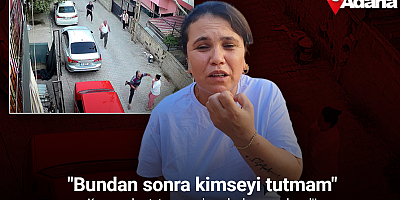 Kaçan şahsı tutmaya çalışan kadın yumruk yedi