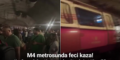 Kadıköy’de metro raydan çıktı, yolcular raylardan yürüyerek tahliye edildi