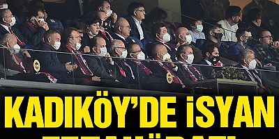 Kadıköy’de TFF’ye büyük tepki
