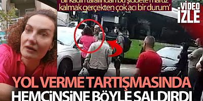 Kadın sürücü, trafikte tartıştığı hemcinsine dehşeti yaşattı