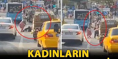 Kadınların sokak ortasındaki kavgası 