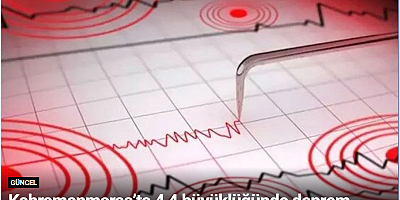 Kahramanmaraş’ta 4,4 büyüklüğünde deprem