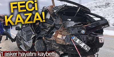 Kahramanmaraş'ta trafik kazası: 1 asker hayatını kaybetti