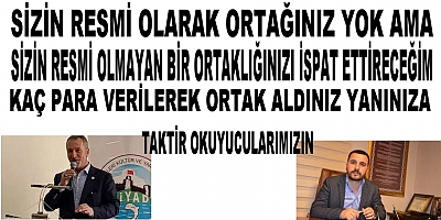 Kamunun yerleri satılmış yanına da ortak almışlar