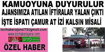 KAMUOYUNA DUYURULUR
