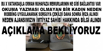 Kanlıca Orman Müdürlüğü Ve Beykoz Orman Şefliği Halen Ajansımıza Bir Açıklama Yapmadınız