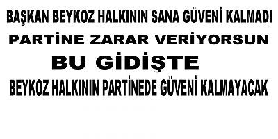 Kanun  Yasa CİMERİ Dinlemeyen Beykoz Belediyesi 
