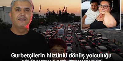 Kapıkule’de gurbetçilerin hüzünlü dönüş yolculuğu