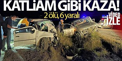 Karabük'te katliam gibi kaza: 2 ölü, 6 yaralı