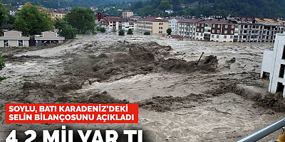 Karadeniz’deki selin bilançosunu açıkladı: 4,2 milyar TL