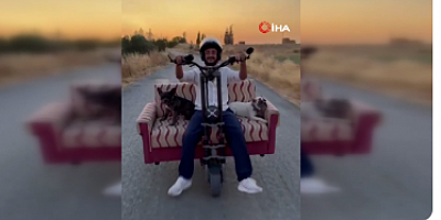Karadenizli değil, Muğlalı... Scooter koltuk monte edip, köpekleri ile yolculuk yaptı