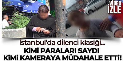 Karaköy'de dilencilere zabıta baskını