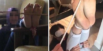 Kargo çalışanı, para karşılığı anlaştığı kadınları kelepçe ve eşarpla bağlayıp falakaya yatırdı