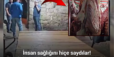Kayseri’de bir ahırın içinde 1,5 ton mühürsüz ve uygunsuz et tespit edildi