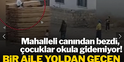 Kayseri'de bir aile gördüğü herkesi taşlıyor!