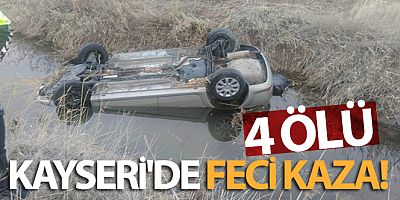 SON DAKİKA Kayseri'de feci kaza: 4 ölü