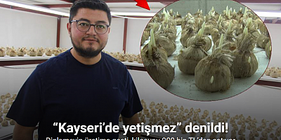 ’Kayseri’de yetişmez’ denildi, girişimci başardı