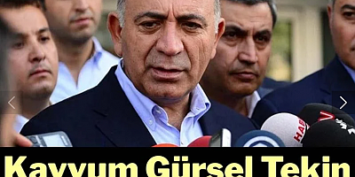 Kayyum Gürsel Tekin ilk hamlesini yaptı