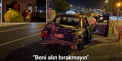 Kaza yapan alkollü sürücü polise: 