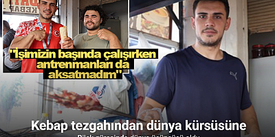 Kebap tezgahından dünya kürsüsüne: bilek güreşinde dünya üçüncüsü oldu