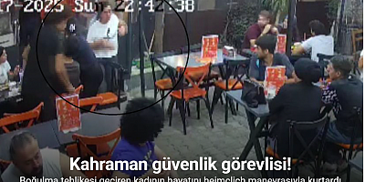 Kendi başına gelenden ders alıp, önce eşinin sonra da köfte yerken boğulma tehlikesi geçiren kadının hayatını heimclich manevrasıyla kurtardı