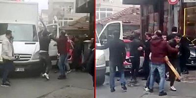  Kendilerini uyaran şoförü çocuğunun göz önünde öldüresiye dövdü