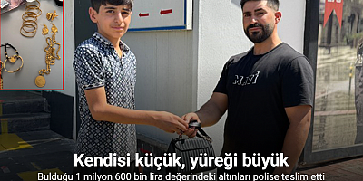 Kendisi küçük, yüreği büyük