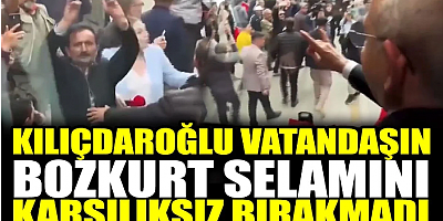 Kılıçdaroğlu vatandaşın bozkurt selamını karşılıksız bırakmadı